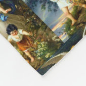 ガーディアンエンジェルバーンハードパークホースト1886フリースブラ フリースブランケット (角)