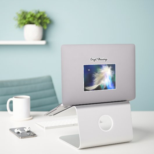 ガーディアンエンジェルフェザービニールステッカー シール