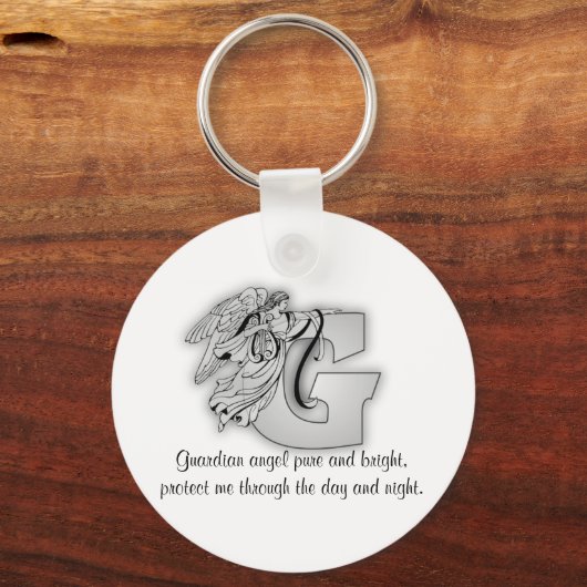 ガーディアンエンジェルレターG キーホルダー (正面)