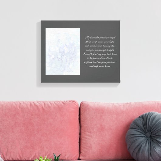 ガーディアンエンジェル回復 キャンバスプリント (インサイチュ (リビング))