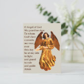 ガーディアンエンジェル祈りの言葉はがき ポストカード (スタンド正面)