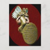 ガーディアンエンジェル祈りの言葉はがき ポストカード (正面)