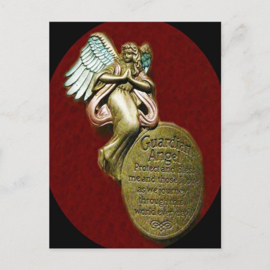 ガーディアンエンジェル祈りの言葉はがき ポストカード (正面)