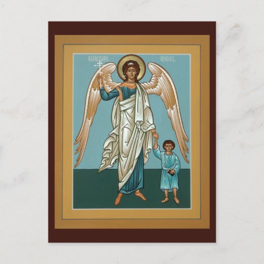 ガーディアンエンジェル祈りの言葉カード ポストカード (正面)