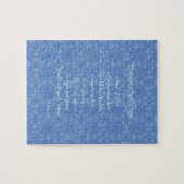 ガーディアンエンジェル祈りの言葉ブルー ジグソーパズル (横)