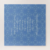 ガーディアンエンジェル祈りの言葉ブルー ジグソーパズル (横)