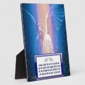 ガーディアンエンジェル祈りの言葉プラーク フォトプラーク (側面)