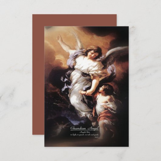 ガーディアンエンジェル祈りの言葉 エンクロージャーカード (正面/裏面)