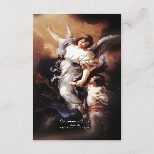 ガーディアンエンジェル祈りの言葉 エンクロージャーカード (正面)