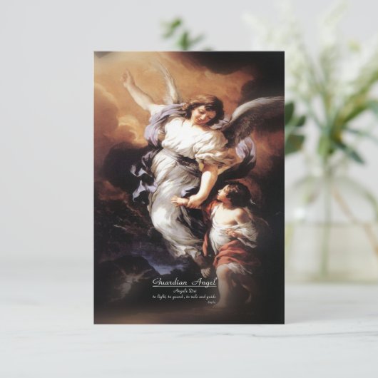 ガーディアンエンジェル祈りの言葉 エンクロージャーカード (スタンド正面)