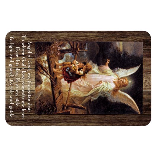 ガーディアンエンジェル祈りの言葉 マグネット (横)