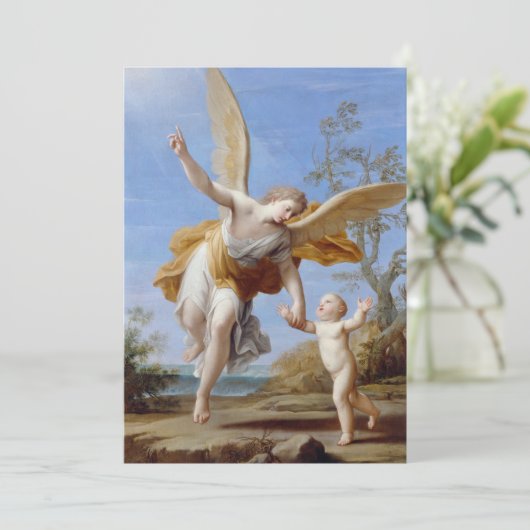 「ガーディアンエンジェル」カスタム招待状 招待状 (スタンド正面)