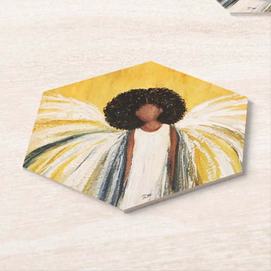 ガーディアンエンジェル – コースターセット(6) ペーパーコースター (アングル)