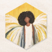 ガーディアンエンジェル – コースターセット(6) ペーパーコースター (正面)