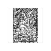 ガーディアンエンジェル&ラム、墓地のゴム印 ラバースタンプ (インプリント)