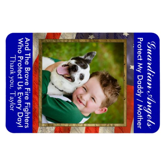 ガーディアンエンジェル – 消防署マグネット マグネット (横)