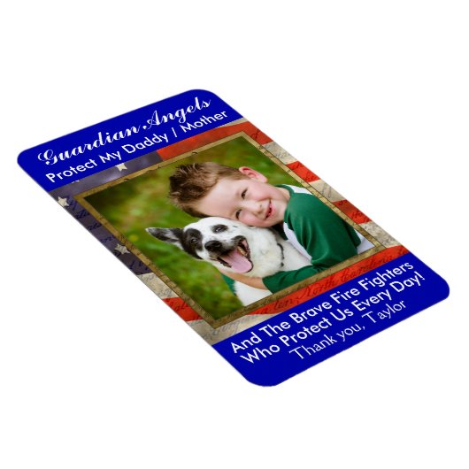 ガーディアンエンジェル – 消防署マグネット マグネット (右側)