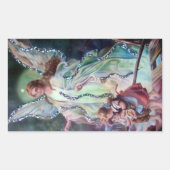 ガーディアンエンジェルc.1900長方形 長方形シール (正面)