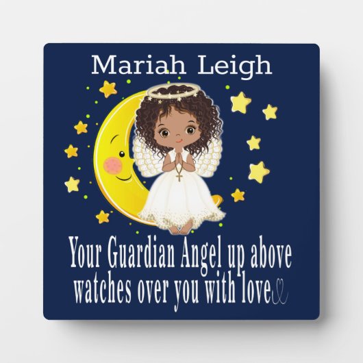 ガーディアンエンジェルTabletopプラーク(イーゼル付) フォトプラーク (正面)