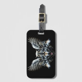 ガーディアンオオカミ ラゲッジタグ (正面縦)