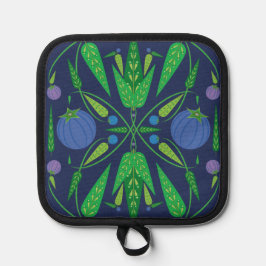 ガーディアンオブザブルーベリーポットホルダー 鍋敷き