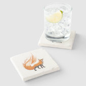 ガーディアンキツネマーブルコースター ストーンコースター (横)