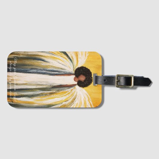 ガーディアンジェルアクリル荷物タグ ラゲッジタグ (正面横)