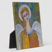 ガーディアンジェルファインアート油絵 フォトプラーク (側面)