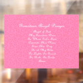 ガーディアンジェル祈りの言葉ピンク ウィンドウサイン (シート2)