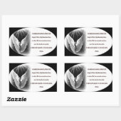 ガーディアンジェル祈りの言葉 長方形シール (シート)