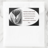 ガーディアンジェル祈りの言葉 長方形シール (バッグ)