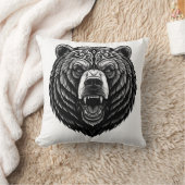 ガーディアンノット:激しいケルトのクマあなたができる衣服 クッション (ブランケット)