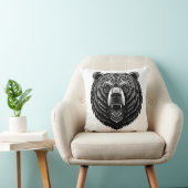 ガーディアンノット:激しいケルトのクマあなたができる衣服 クッション (椅子)