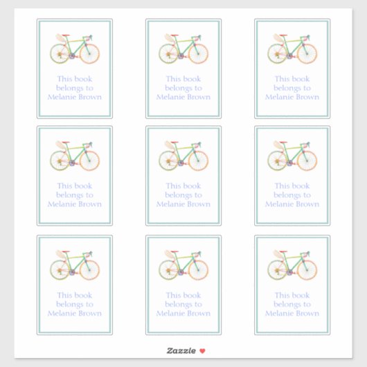 ガーディアンバイク蔵書票 シール (シート)