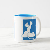 ガーディアン猫 ツートーンマグカップ (正面右)