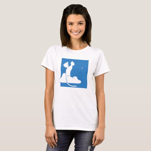 ガーディアン猫 Tシャツ (正面フル)