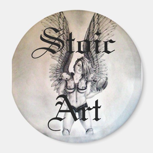 ガーディアン1、ストイック、アート マグネット (正面)