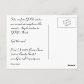 ガーディアン・ウォリアー・エンジェル・ポストカード ポストカード (裏面)