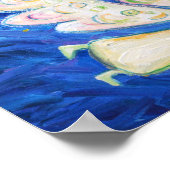 ガーディアン・エンジェルと眠るベビーポスターアートプリント ポスター (角)