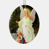 ガーディアン・エンジェルの子供たちが橋を渡る セラミックオーナメント (右)