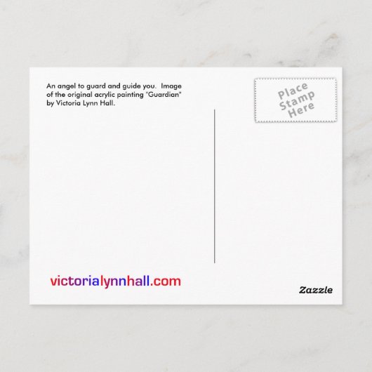 「ガーディアン」エンジェルアート ポストカード (裏面)