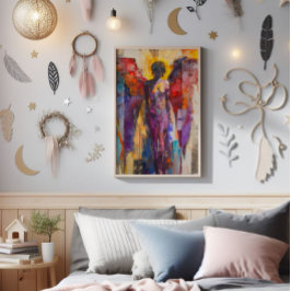 ガーディアン・エンジェルカラフル表現主義 フォトプリント           