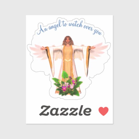 ガーディアン・エンジェルパーソナライズされた感動的ー シール (シート)