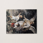 『ガーディアン·エンジェル&コドレンズ、ヴィンテージ絵画ズ』。 ジグソーパズル (横)