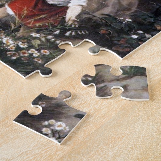 『ガーディアン·エンジェル&コドレンズ、ヴィンテージ絵画ズ』。 ジグソーパズル (側面)