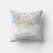 ガーディパーソナライズされたアンエンジェル毛布 クッション (裏面)