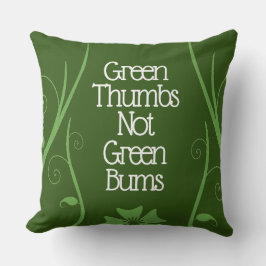 ガーデナおもしろいーの緑の親指ではなく緑の梅 アウトドアクッション