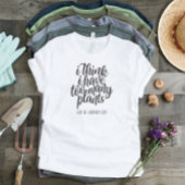 ガーデナおもしろいー植物の女性 Tシャツ