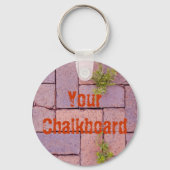 ガーデナユーモアのあるー悪夢雑草のレンガ キーホルダー (正面)