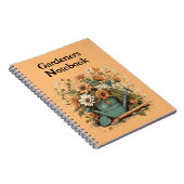 ガーデナーカスタム文字ノートブックライニング ノートブック (右側)
